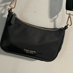Kate Spade Black Nylon Crossbody Bag